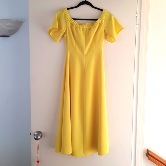 Witchery canary yellow dress - Picture 2 of 7